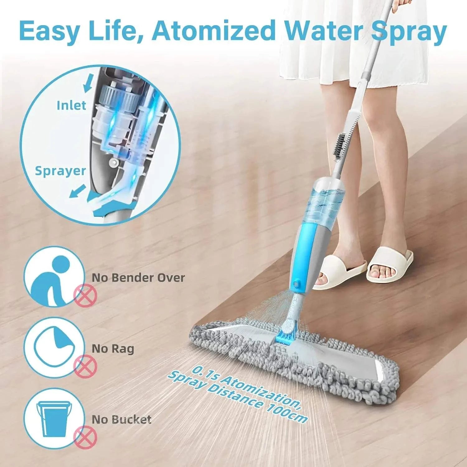 Water Spray Floor Mop